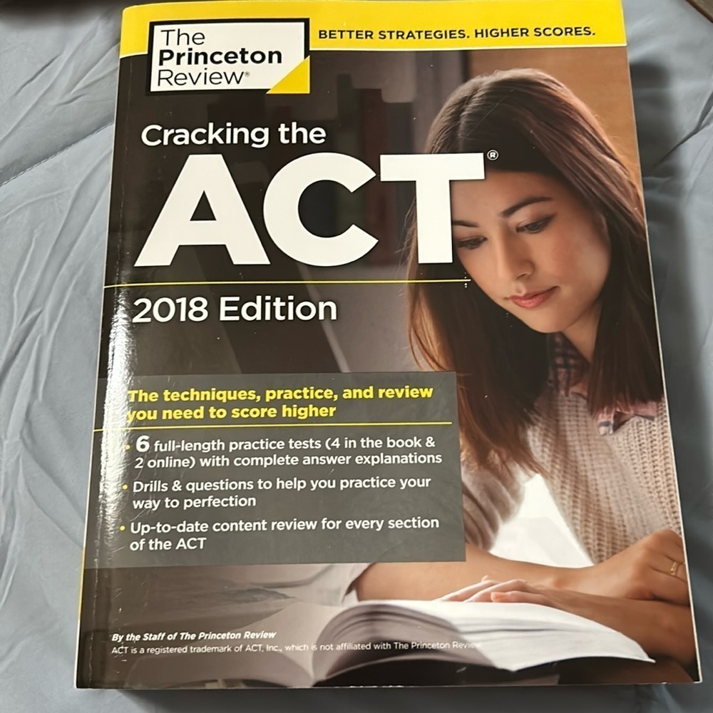 Cracking the ACT 2018 edition. The Princeton review.
